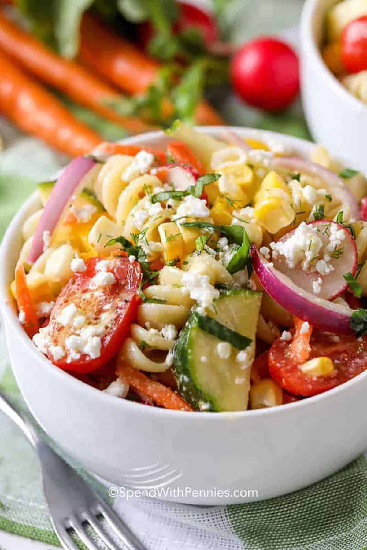 bowl of Summer Pasta Salad